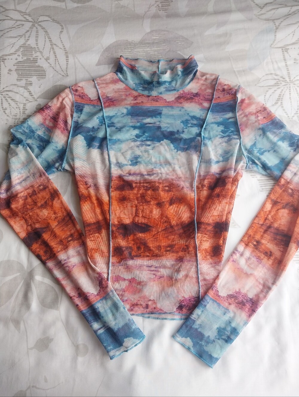 Wild Fable Women's Mesh Long-Sleeved Top